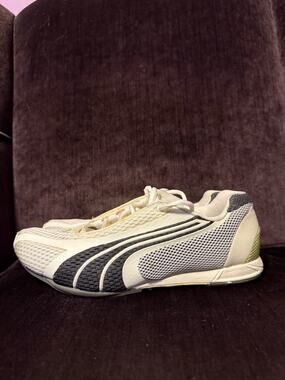 Puma Womens H Street 180877 White/Gray Running Shoes Sneakers Size 6.5